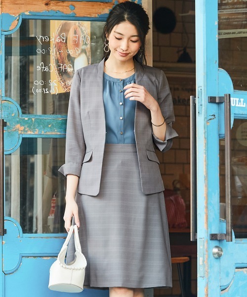 7days Life Styling セットアップ 「うすカル・洗える」シャドー