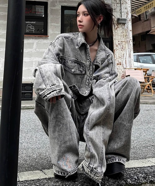 DEVICE（デバイス） デニムジャケット gジャン ヴィンテージ