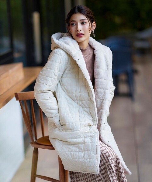 Tiaclasse ワンピース 「洗える」千鳥柄ニットプリーツワンピース