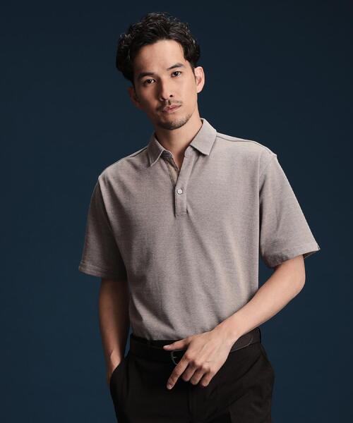 THE SHOP TK ポロシャツ シャンブレーカノコスキッパーポロシャツ
