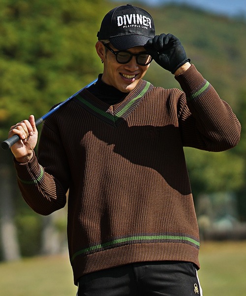 joker（ジョーカー） ゴルフ 「DIVINER GOLF」ルーズシルエットVネック