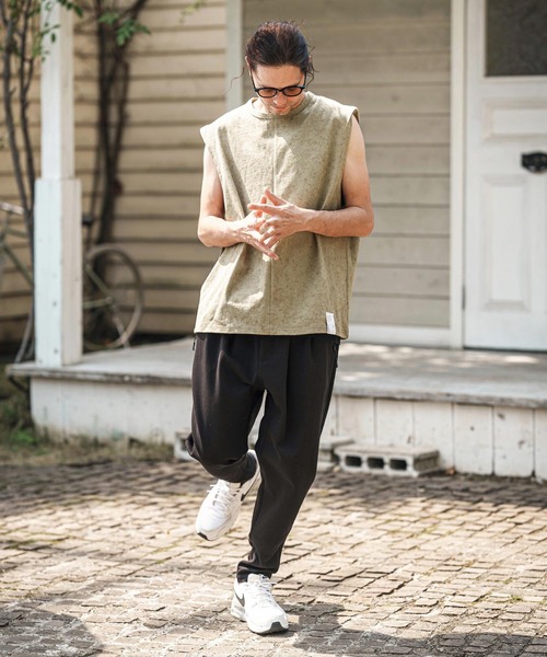 CAMBIO（カンビオ） パンツ mp13621- 裾裏レオパードダンボールパンツ