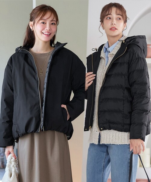 Tiaclasse ダウンコート ダウンジャケット リバーシブルダウン