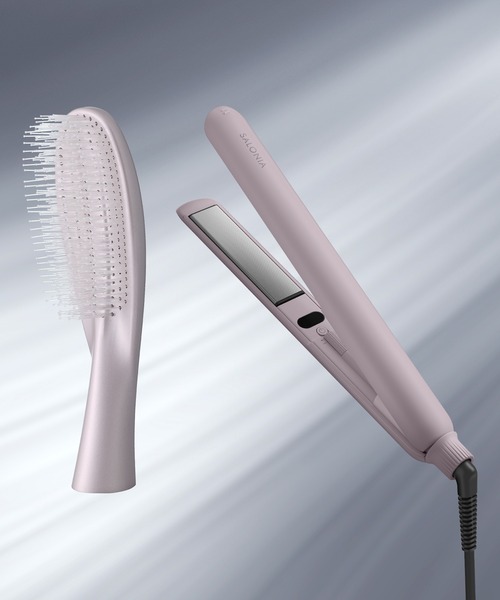 SALONIA（サロニア） スムースシャイン ストレートアイロン ヘアブラシ