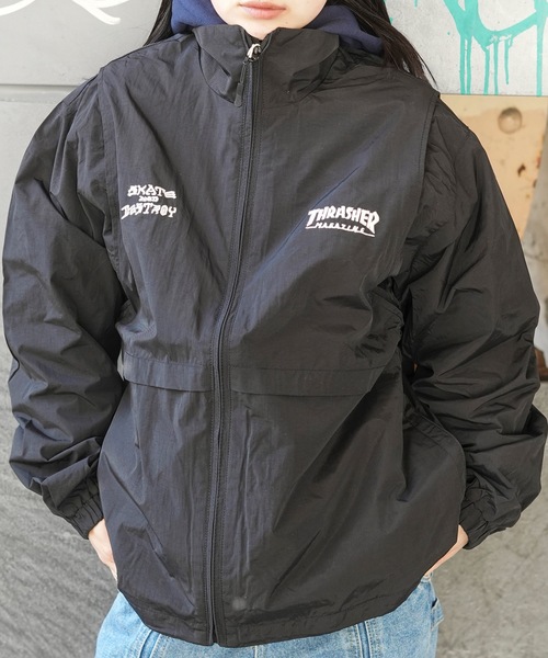 THRASHER（スラッシャー） ナイロンジャケット 2WAY NYLON JACKET