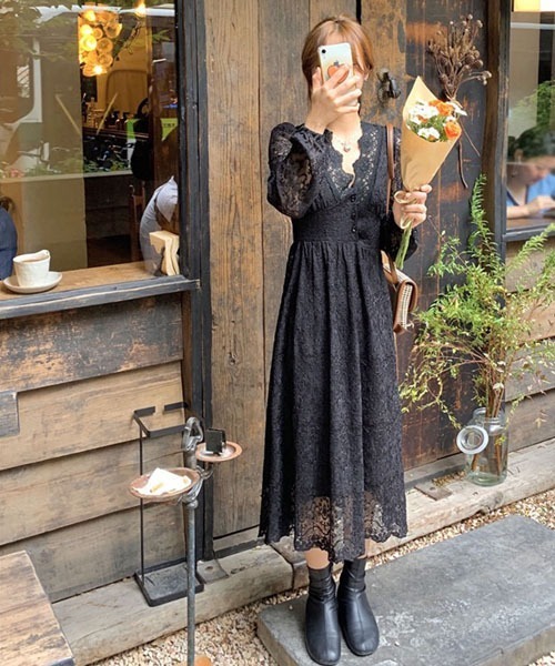 Passion（ROSSIGNOL） ワンピース レーシー/シックワンピース