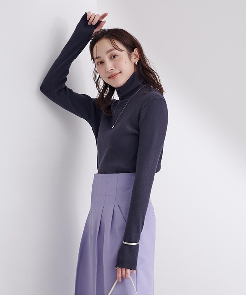 ur's（ユアーズ） ニット セーター フィンガーホール付リブ