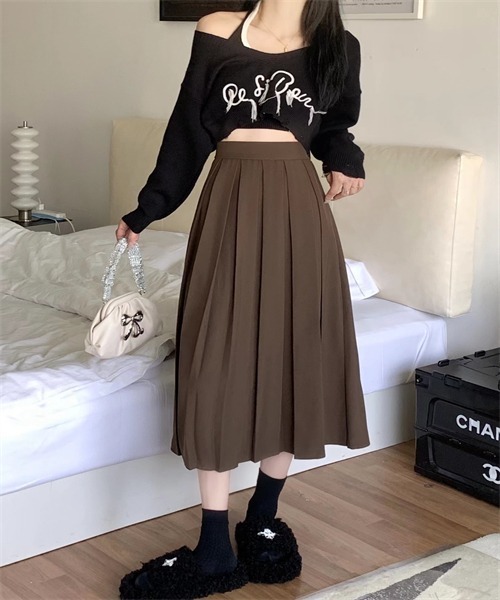 FREE STYLISTS スカート 幅広プリーツスカート : ZOZOTOWN Yahoo!店