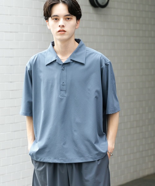 SENSE OF PLACE by URBAN RESEARCH ポロシャツ ストレッチショート