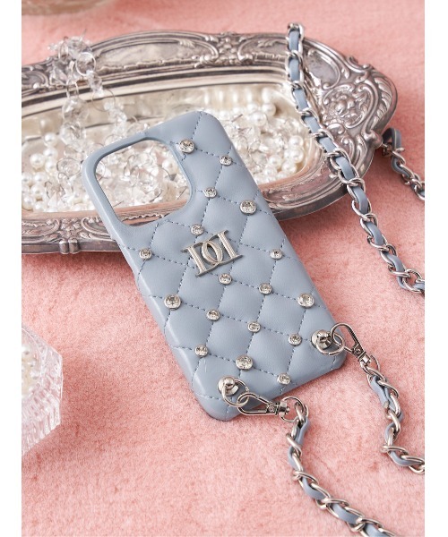 Darich（ダーリッチ） スマホケース キルティングビジューiPhoneケース