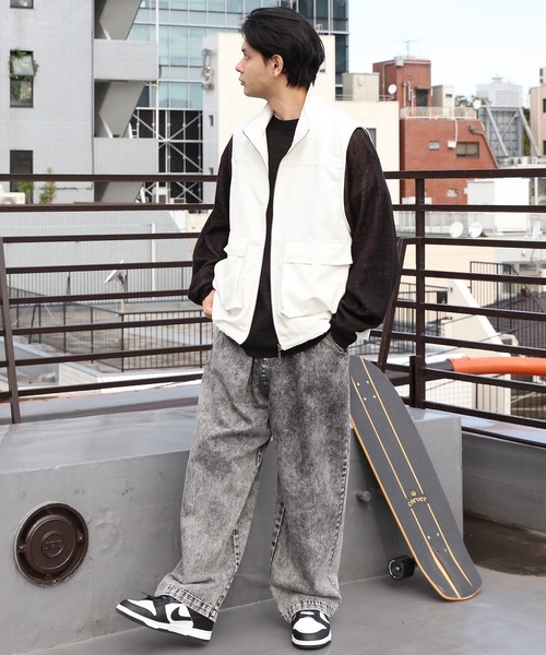 8 ベスト ジレ スタンドカラーベスト メンズ レディース : ZOZOTOWN