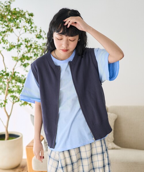 FREAK'S STORE（フリークスストア） ベスト ジレ バイオウォッシュ加工