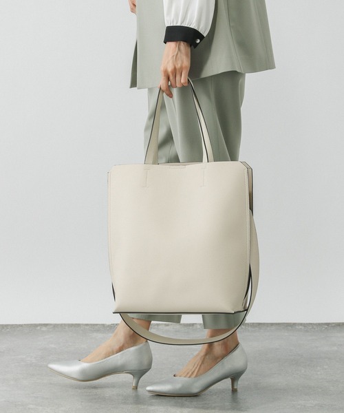 GLOBAL WORK（グローバルワーク） トートバッグ スペ軽撥水縦A4トート