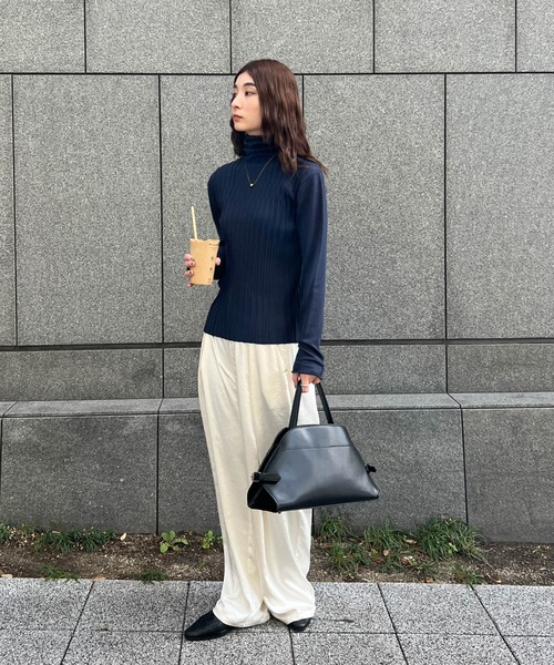 select MOCA（セレクトモカ） ニット セーター ランダムリブタートル