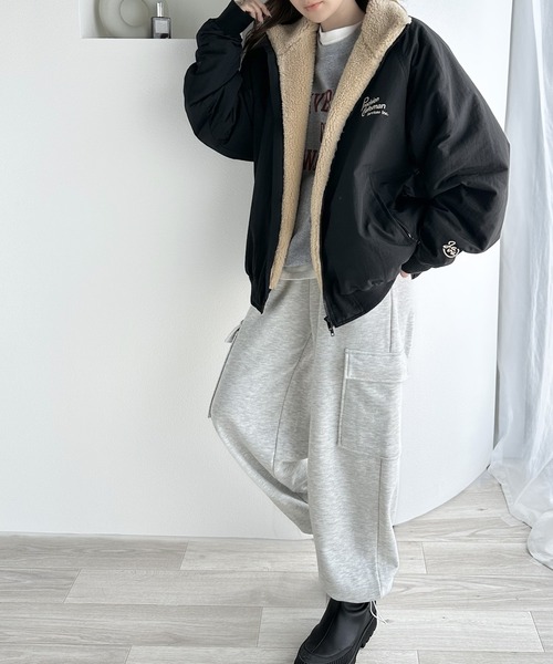 Java ブルゾン アウター 「JAVAジャバ 別注」ダブルジップでオシャレ