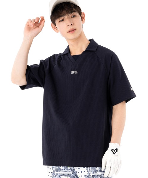 NEW ERA（ニューエラ） ポロシャツ ゴルフ 半袖 スキッパー メンズ