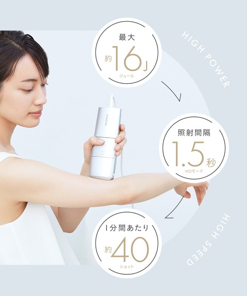 SALONIA（サロニア） フラッシュクリスタル シルクエピ(光美容器