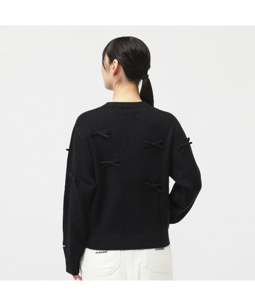 Jack Bunny!!（ジャックバニー） ニット セーター 7G2PLY 袋編みリボン