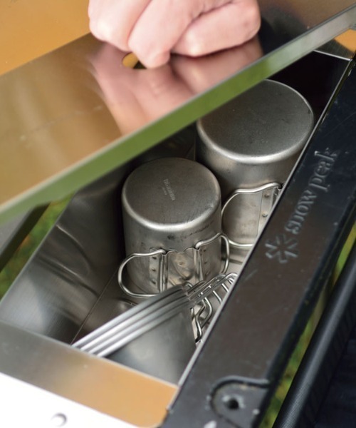 snow peak（スノーピーク） ステンボックスハーフユニット IGT 収納