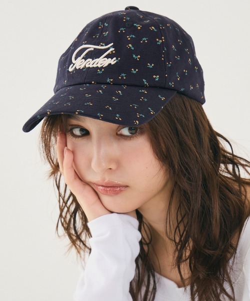 coca（コカ） キャップ 帽子 フラワープリントロゴキャップ レディース