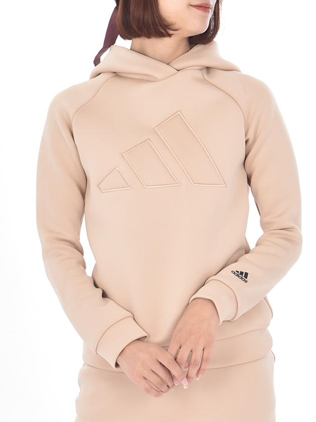 アディダスゴルフ ロゴダンボールニットフーディー LOO12