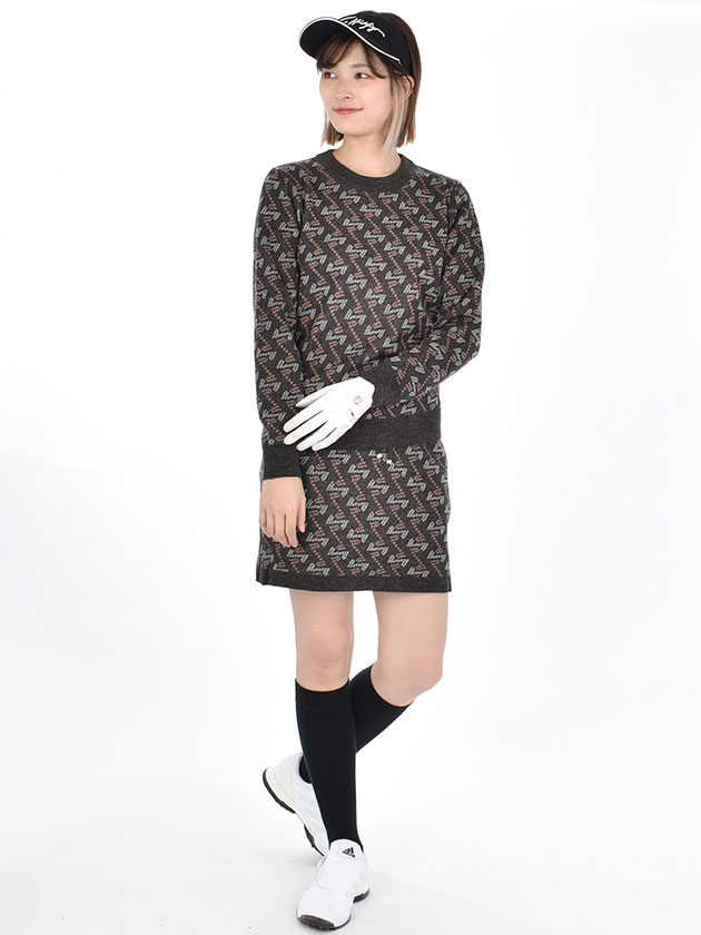 レザレクション ジオメトリックスニットスカート 22AWSK01