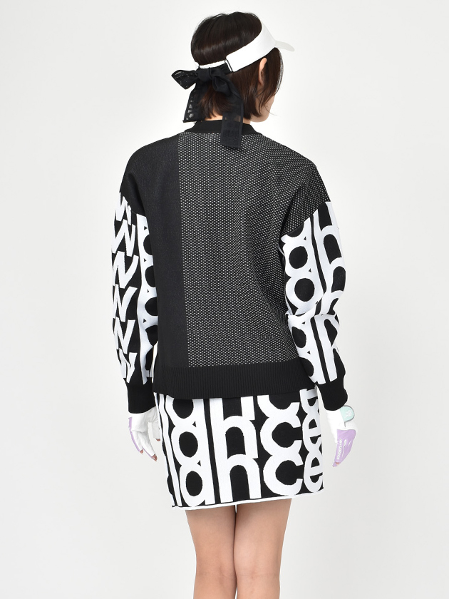 ニューバランスゴルフ リピートロゴジャカードニットスカート 012