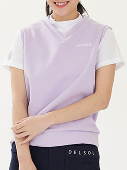 デルソルゴルフ モックネック+Vネックベストセット 7748(7749