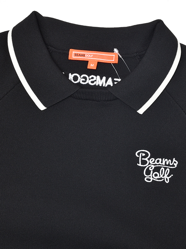 ビームスゴルフ 襟付きニットプルオーバー 83-15-0011-647（オレンジ