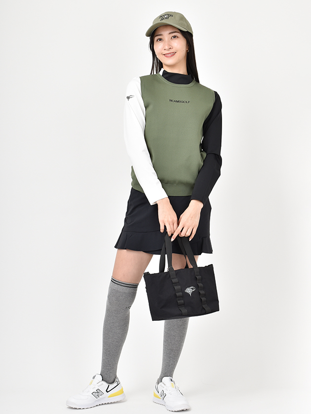 ビームスゴルフ クルーネック ニットベスト 83-05-0003-647