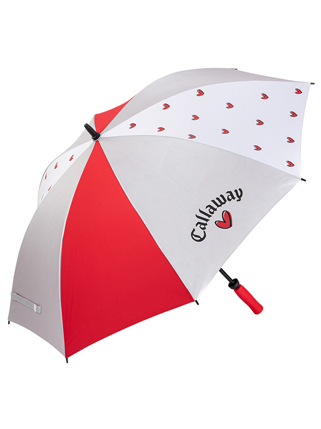 キャロウェイ 晴雨兼用傘 ラブキャロウェイアンブレラ 5924015（レッド