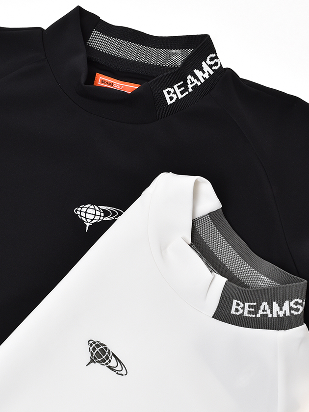 ビームスゴルフ サイドロゴモックネックカットソー 83-03-0054-461