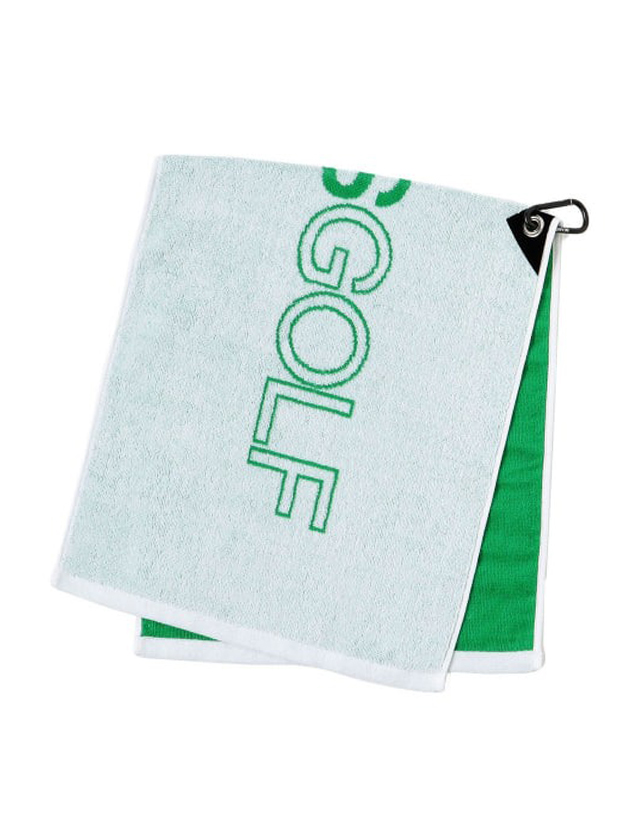ビームスゴルフ カラビナ付き 今治 ロゴ フェイスタオル 81-74-0008