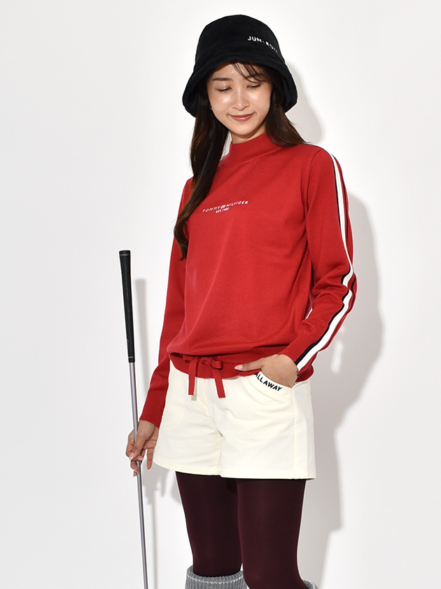 トミー ヒルフィガー ゴルフ ウェアハイネックセーター THLA471