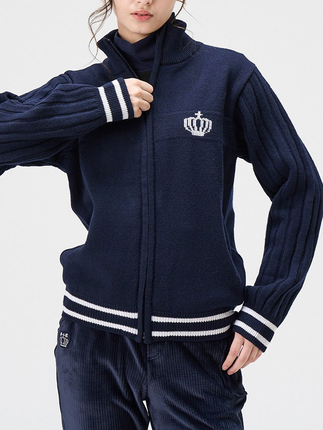 セントクリストファーゴルフ 王冠ブルゾン TL47500（ネイビー