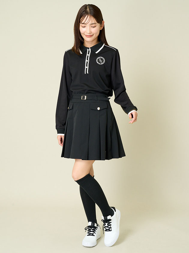 ソルソレイユ ベルト付プリーツキュロットスカート KKLTA05119