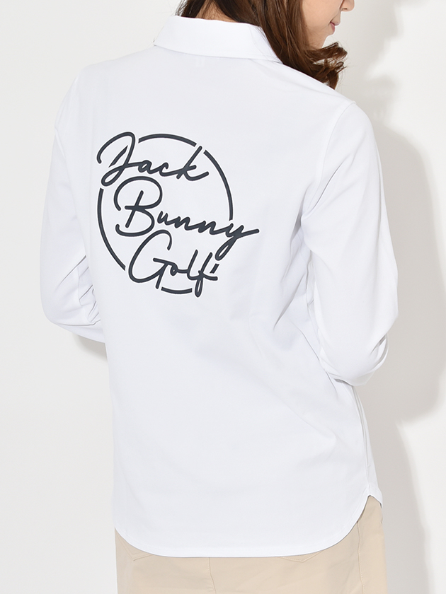 ジャックバニー ストレッチカノコポロシャツ(長袖) 263-5161110