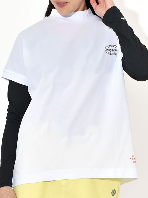 ジャックバニー 32G裏カノコモックネックカットソー(半袖) 263-5167316