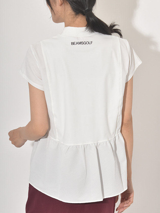 ビームスゴルフ 切り替えギャザーモックネック 83-03-0090-461