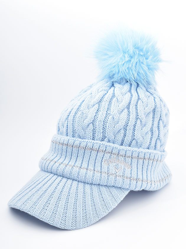 キャロウェイ 25年秋冬新作 ケーブル編みニットキャップ C25291218