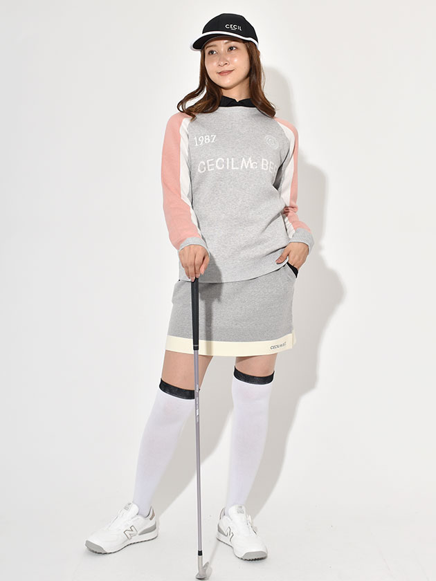 セシルマクビーグリーン バイカラーニット CGF25005KN | レディース