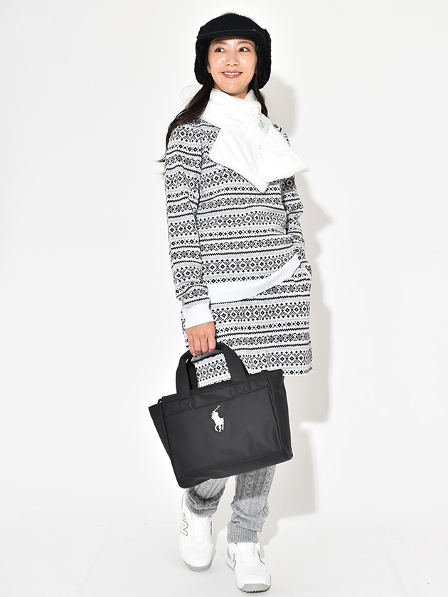 キャロウェイ ノルディック柄クルーネックニット C25218200