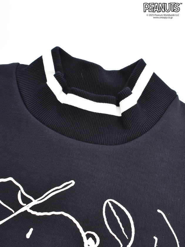 ニューエラ 25年秋冬新作 PEANUTSテックスウェット モックネック