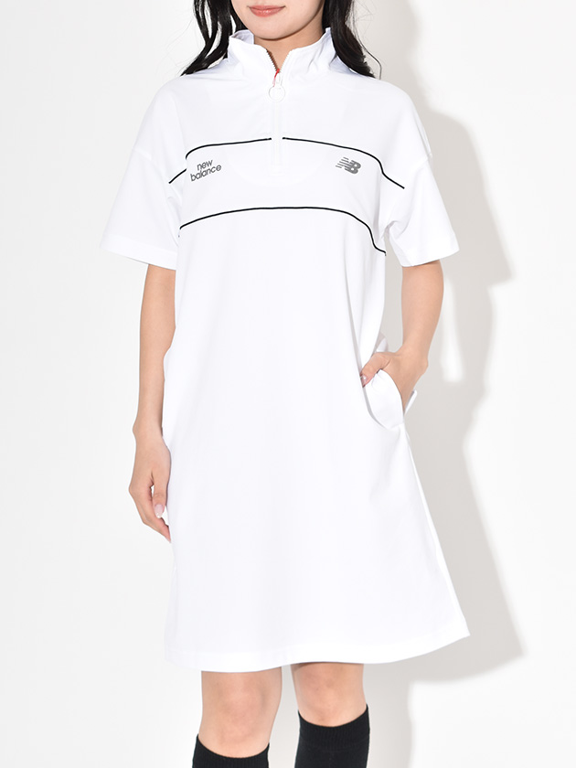 ニューバランスゴルフ 26年春夏新作 ハーフジップワンピース 012