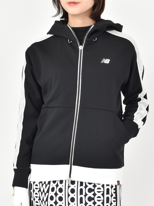 ニューバランスゴルフ ダンボールニットフルジップフーディーパーカー