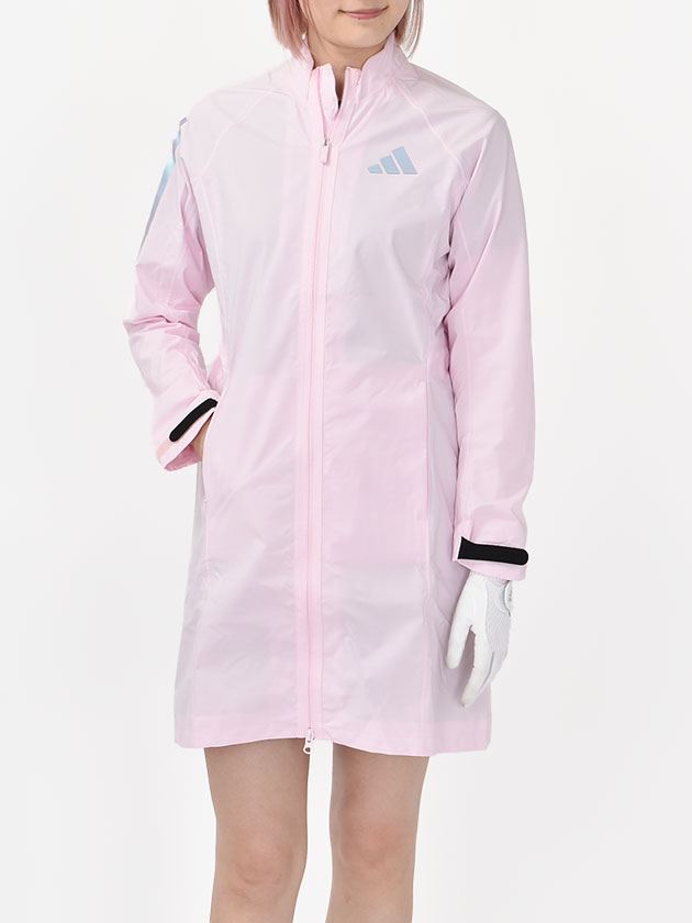 アディダスゴルフ RAIN. RDY レインワンピース BXE40（ピンク