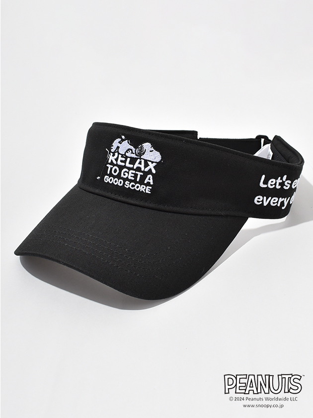 スヌーピーゴルフ ツイルバイザー 642-4987101（ホワイト