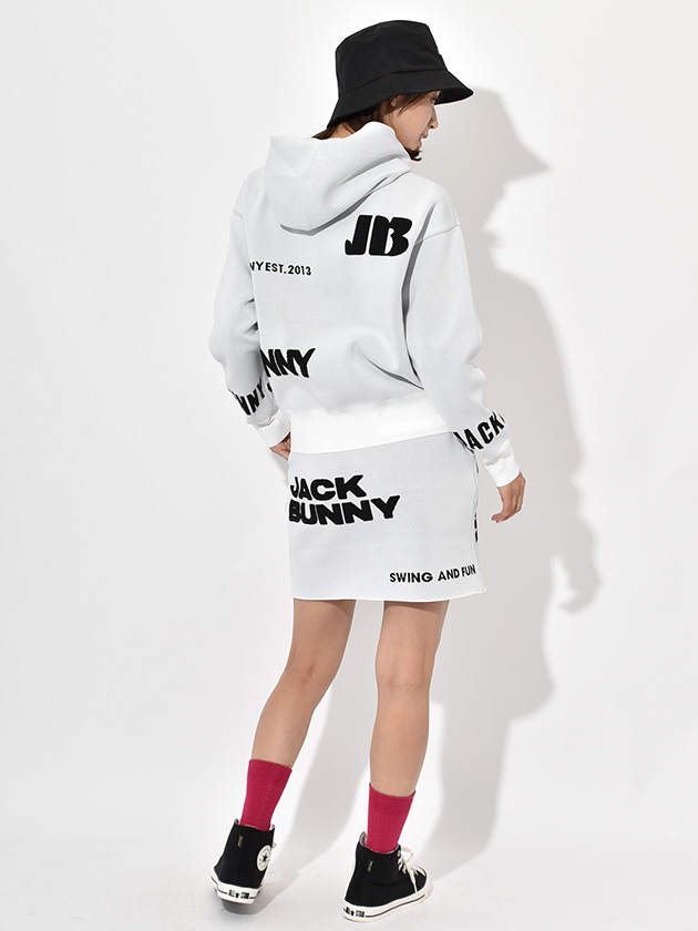 ジャックバニー パイルロゴジャガードニットスカート 263-4234936