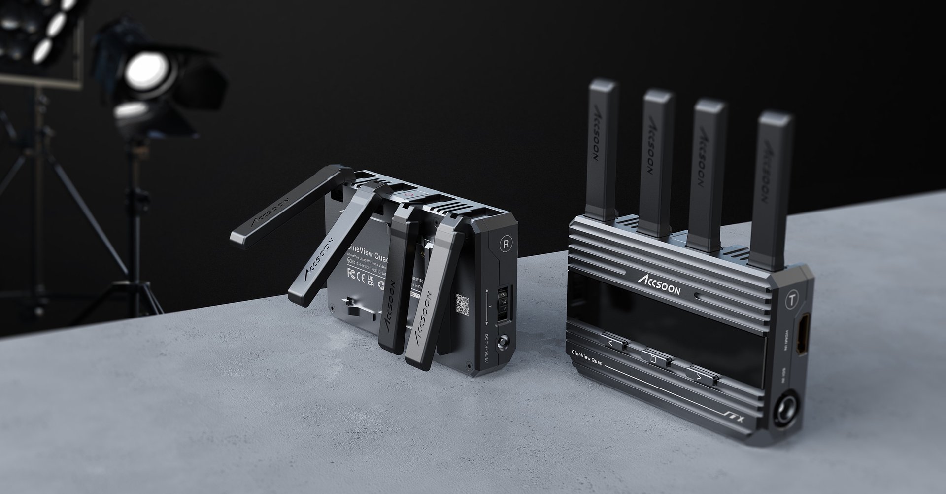 Accsoon CineView Quad - the next gen SDI/HDMI Dual Band wireless