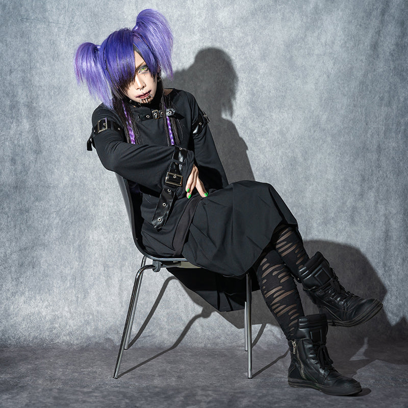 冥闇 PU ラップスカート – ACDC RAG